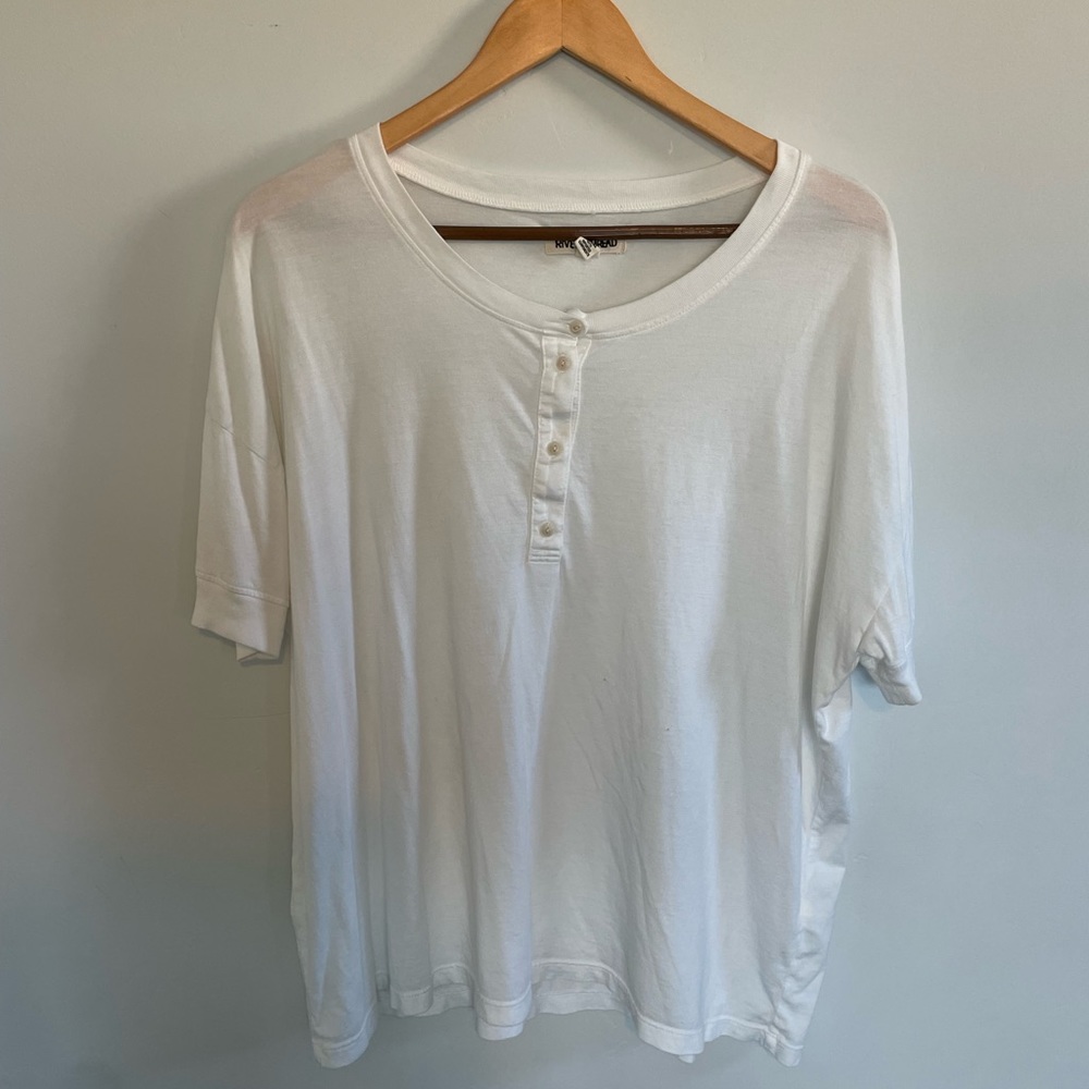 Rivet and Thread oversized Henley top